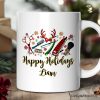 Personalized Mug Barber Buffalo Plaid Christmas, Barbershop Gift Personalized Mug Barber Buffalo Plaid Christmas, Barbershop Gift