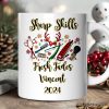 Personalized Mug Barber Buffalo Plaid Christmas, Barbershop Gift Personalized Mug Barber Buffalo Plaid Christmas, Barbershop Gift