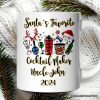 Personalized Mug Bartender Buffalo Plaid Christmas Gift Personalized Mug Bartender Buffalo Plaid Christmas Gift