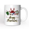 Personalized Mug Buffalo Plaid Gunslinger Western Cowboy Style Christmas Personalized Mug Buffalo Plaid Gunslinger Western Cowboy Style Christmas