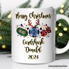 Personalized Mug Casino Buffalo Plaid Christmas, Poker and Dice, Player and Staff Gift Personalized Mug Casino Buffalo Plaid Christmas, Poker and Dice, Player and Staff Gift