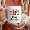 Personalized Mug Cat Buffalo Plaid Christmas, Cat Mom Gift Personalized Mug Cat Buffalo Plaid Christmas, Cat Mom Gift