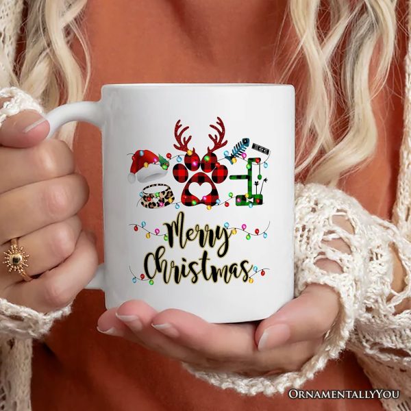 Personalized Mug Cat Buffalo Plaid Christmas, Cat Mom Gift Personalized Mug Cat Buffalo Plaid Christmas, Cat Mom Gift