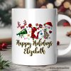 Personalized Mug Cheer Buffalo Plaid Christmas, Cheer Team or Coach Gift Personalized Mug Cheer Buffalo Plaid Christmas, Cheer Team or Coach Gift