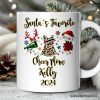 Personalized Mug Cheerleader Buffalo Plaid Christmas, Cheer Mom Gift Personalized Mug Cheerleader Buffalo Plaid Christmas, Cheer Mom Gift