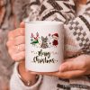 Personalized Mug Cheerleader Buffalo Plaid Christmas, Cheer Mom Gift Personalized Mug Cheerleader Buffalo Plaid Christmas, Cheer Mom Gift