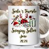 Personalized Mug Cricket Buffalo Plaid Christmas, Team and Coaches Gift Personalized Mug Cricket Buffalo Plaid Christmas, Team and Coaches Gift