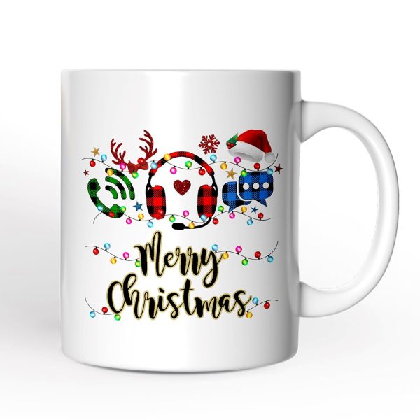 Personalized Mug Customer Service Representative Buffalo Plaid Christmas Gift Personalized Mug Customer Service Representative Buffalo Plaid Christmas Gift