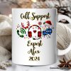 Personalized Mug Customer Service Representative Buffalo Plaid Christmas Gift Personalized Mug Customer Service Representative Buffalo Plaid Christmas Gift