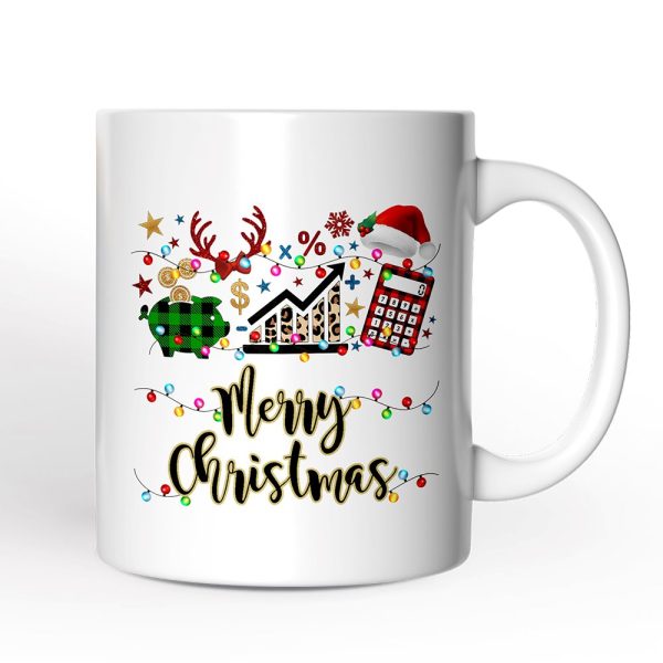 Personalized Mug Finance Professional Buffalo Plaid Christmas, Custom Accountant and Financial Advisor Gift Personalized Mug Finance Professional Buffalo Plaid Christmas, Custom Accountant and Financial Advisor Gift