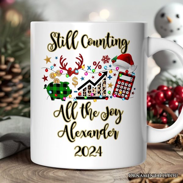 Personalized Mug Finance Professional Buffalo Plaid Christmas, Custom Accountant and Financial Advisor Gift Personalized Mug Finance Professional Buffalo Plaid Christmas, Custom Accountant and Financial Advisor Gift