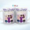 Personalized Mug for Mother and Daughters Heartwarming Family Gift with Custom Names, Great for Mother's Day or Family Gatherings