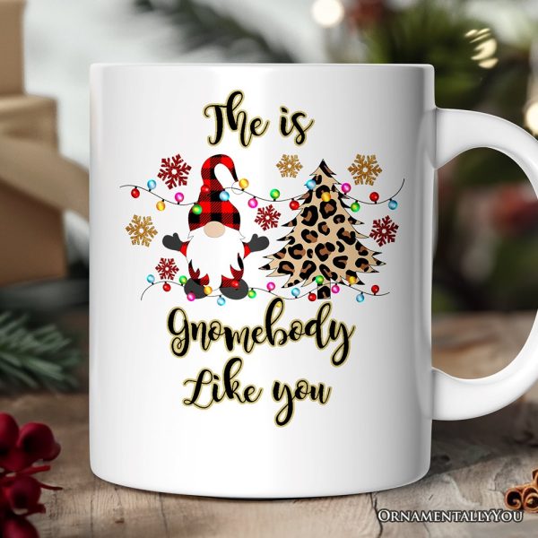 Personalized Mug Gnome Buffalo Plaid Christmas Gift Personalized Mug Gnome Buffalo Plaid Christmas Gift