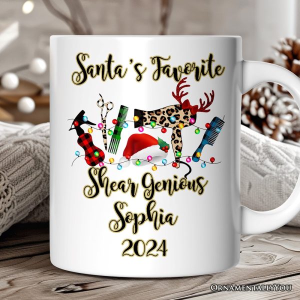 Personalized Mug Hair Stylist Buffalo Plaid Christmas, Hair Hustler Gift Personalized Mug Hair Stylist Buffalo Plaid Christmas, Hair Hustler Gift