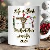 Personalized Mug Hairdresser Buffalo Plaid Christmas Personalized Mug Hairdresser Buffalo Plaid Christmas