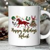 Personalized Mug Horse Buffalo Plaid Christmas, Equestrian Gift Personalized Mug Horse Buffalo Plaid Christmas, Equestrian Gift