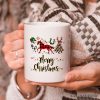 Personalized Mug Horse Buffalo Plaid Christmas, Equestrian Gift Personalized Mug Horse Buffalo Plaid Christmas, Equestrian Gift