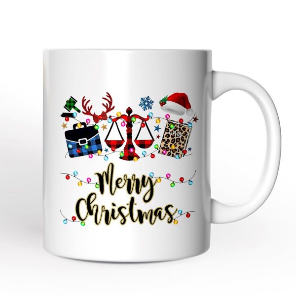 Personalized Mug Law and Legal Theme Buffalo Plaid Christmas, Lawyer and Paralegal Clerk Gift Personalized Mug Law and Legal Theme Buffalo Plaid Christmas, Lawyer and Paralegal Clerk Gift