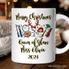 Personalized Mug Makeup Artist Buffalo Plaid Christmas, Cosmetologist Beauty and Cosmetics Gift Personalized Mug Makeup Artist Buffalo Plaid Christmas, Cosmetologist Beauty and Cosmetics Gift