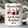 Personalized Mug Merry Christmas Plaid Teacher, School Professional Gift Personalized Mug Merry Christmas Plaid Teacher, School Professional Gift