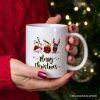 Personalized Mug Merry Christmas Plaid Teacher, School Professional Gift Personalized Mug Merry Christmas Plaid Teacher, School Professional Gift
