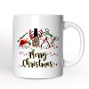 Personalized Mug Nail Tech Buffalo Plaid Christmas, Pedicure Gift Personalized Mug Nail Tech Buffalo Plaid Christmas, Pedicure Gift