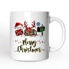 Personalized Mug Postal Worker Buffalo Plaid Christmas Gift Personalized Mug Postal Worker Buffalo Plaid Christmas Gift