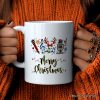 Personalized Mug Singers Buffalo Plaid Christmas, Microphone Gift Personalized Mug Singers Buffalo Plaid Christmas, Microphone Gift