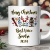 Personalized Mug Singers Buffalo Plaid Christmas, Microphone Gift Personalized Mug Singers Buffalo Plaid Christmas, Microphone Gift
