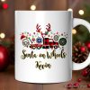 Personalized Mug Truck Driver and Logistics Buffalo Plaid Christmas, Freight Delivery and Dispatcher Gift Personalized Mug Truck Driver and Logistics Buffalo Plaid Christmas, Freight Delivery and Dispatcher Gift