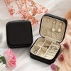 Personalized Name Jewelry Storage Box with Floral Design Personalized Name Jewelry Storage Box with Floral Design