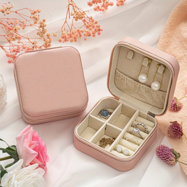 Personalized Name Jewelry Storage Box with Floral Design Personalized Name Jewelry Storage Box with Floral Design