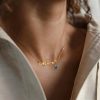 Personalized Name Necklace with Birthstone Pendant Personalized Name Necklace with Birthstone Pendant