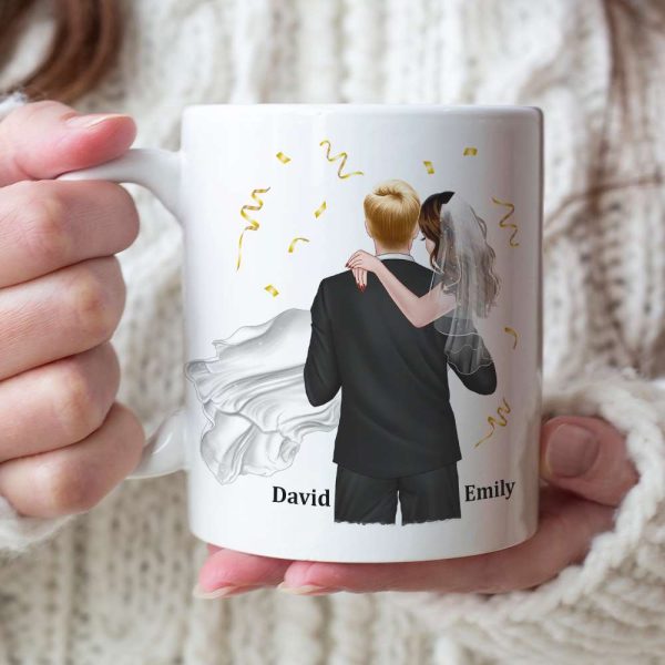 Personalized Newly Wedding Couple Coffee Mug, He Stole My Heart, Personalized Coffee Mug, Wedding Gift, Birthday Gift For Husband Personalized Newly Wedding Couple Coffee Mug, He Stole My Heart, Personalized Coffee Mug, Wedding Gift, Birthday Gift For Husband