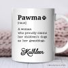 Personalized Pawma Definition Mug, Funny Dog Lovers Mom Gift with Custom Name Personalized Pawma Definition Mug, Funny Dog Lovers Mom Gift with Custom Name