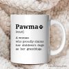 Personalized Pawma Definition Mug, Funny Dog Lovers Mom Gift with Custom Name Personalized Pawma Definition Mug, Funny Dog Lovers Mom Gift with Custom Name