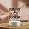 Personalized Photo Acrylic Night Light Plaque Personalized Photo Acrylic Night Light Plaque