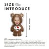 Personalized Photo Bear Plush Pillow with I Love You Message Personalized Photo Bear Plush Pillow with I Love You Message