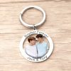 Personalized Photo Keychain for Family Couples and Pets