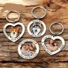 Personalized Photo Keychain for Family Couples and Pets