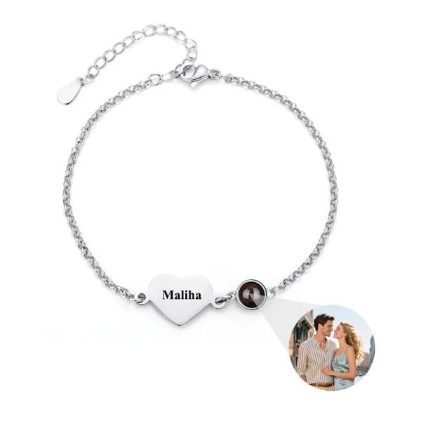 Personalized Photo Projection Name Bracelet Personalized Photo Projection Name Bracelet