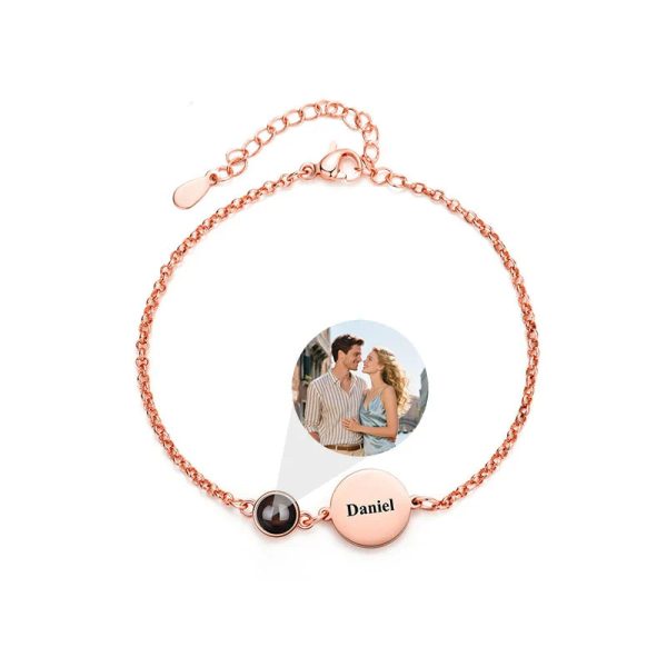 Personalized Photo Projection Name Bracelet Personalized Photo Projection Name Bracelet