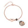 Personalized Photo Projection Name Bracelet Personalized Photo Projection Name Bracelet