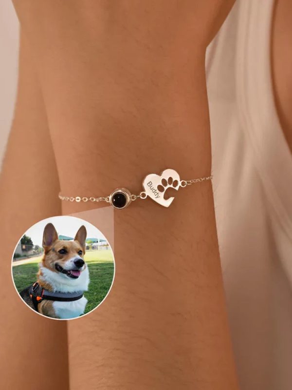 Personalized Photo Projection Name Bracelet Personalized Photo Projection Name Bracelet