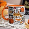 Personalized Pumpkin Halloween Coffee Mug 04ACDT060924 Personalized Pumpkin Halloween Coffee Mug 04ACDT060924