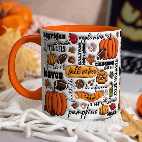 Personalized Pumpkin Halloween Coffee Mug 04ACDT060924 Personalized Pumpkin Halloween Coffee Mug 04ACDT060924