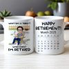 Personalized Retirement Mug - Custom White/Ceramic Coffee Cup Personalized Retirement Mug - Custom White/Ceramic Coffee Cup