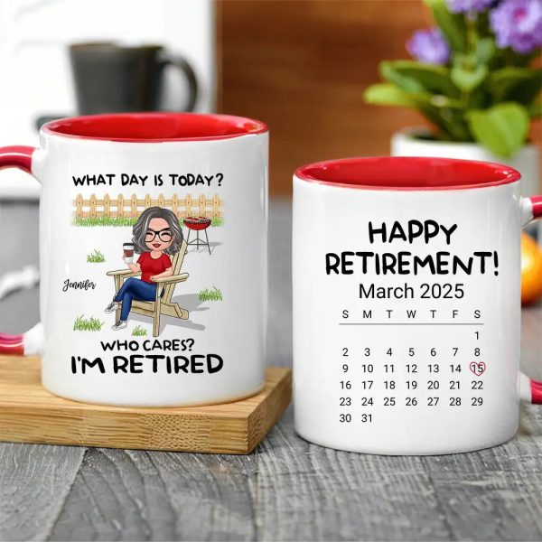 Personalized Retirement Mug - Custom White/Ceramic Coffee Cup Personalized Retirement Mug - Custom White/Ceramic Coffee Cup