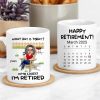 Personalized Retirement Mug - Custom White/Ceramic Coffee Cup Personalized Retirement Mug - Custom White/Ceramic Coffee Cup