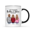Personalized Siblings Christmas Mug, Personalized Brothers and Sisters Ornament, Siblings Gift Personalized Siblings Christmas Mug, Personalized Brothers and Sisters Ornament, Siblings Gift